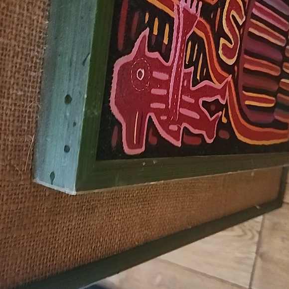 Vintage Rare Mola Beautifully framed possibly panama - Picture 7 of 16